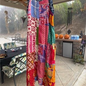 Colorful Patchwork Bohemian Pants